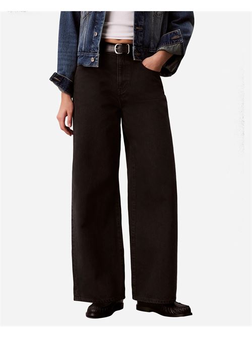 the wide leg worn CALVIN KLEIN JEANS | LV047H706G45T
